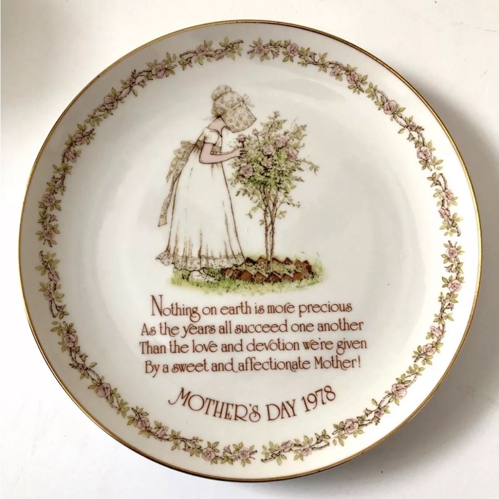 Vintage 1978 American Greetings Holly Hobbie Mother’s Day plate